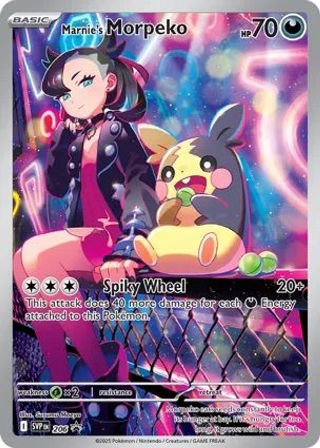 Marnie&#039;s Morpeko - SVP206 (Scarlet &amp; Violet Promos)