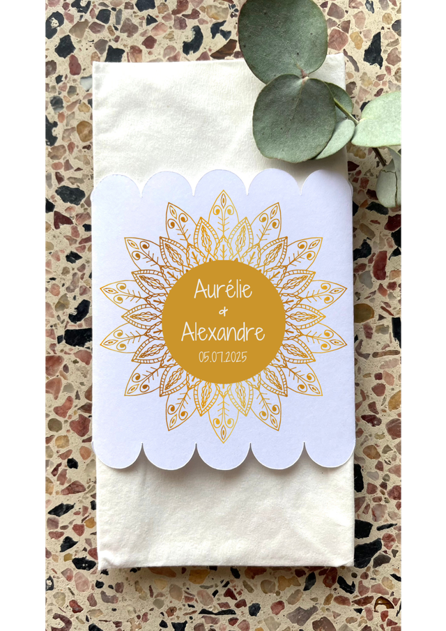 Étui à mouchoir &quot;Marine&quot; - Personnalisable