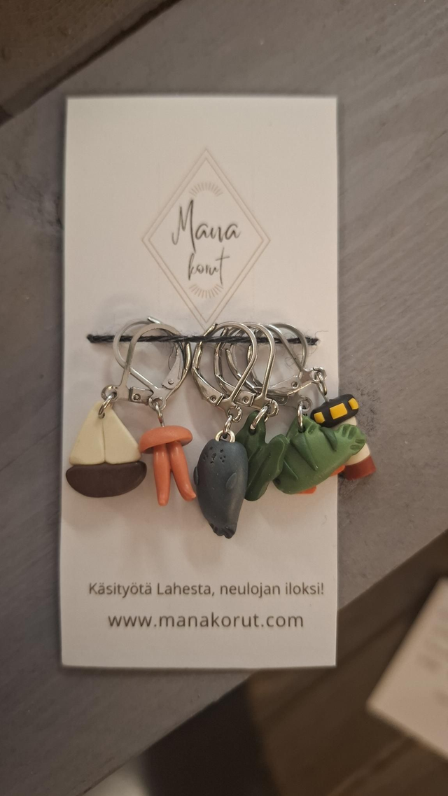 Saaristomeri silmukkamerkit 6kpl