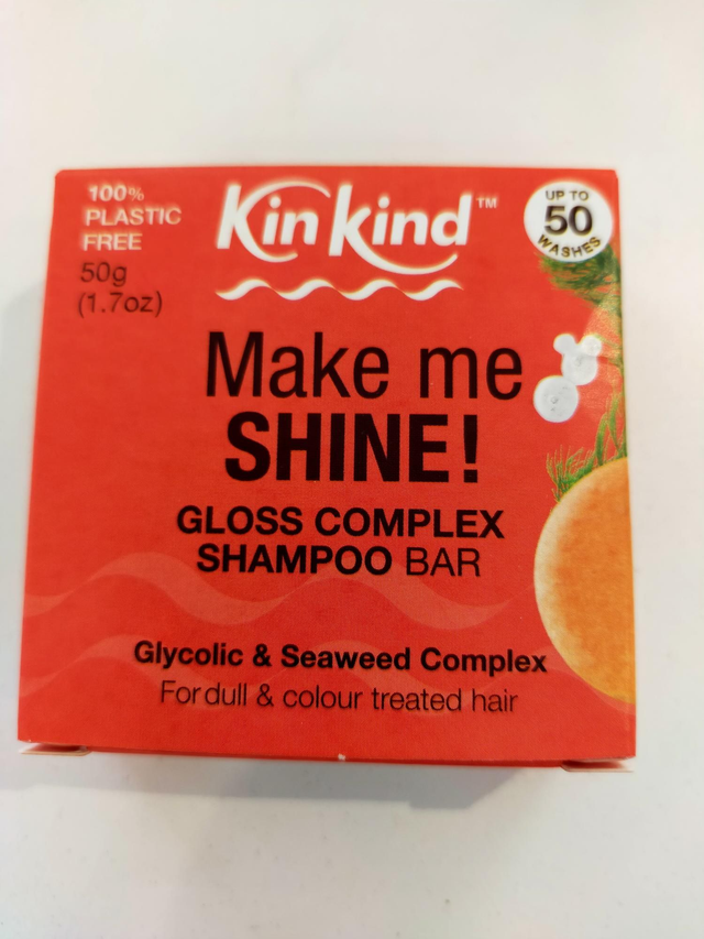Make me SHINE! Gloss Complex Shampoo Bar. For Colour Treated &amp; Dull Hair. kin6