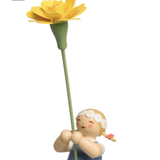 Blumenkind Mädchen mit Studentenblume