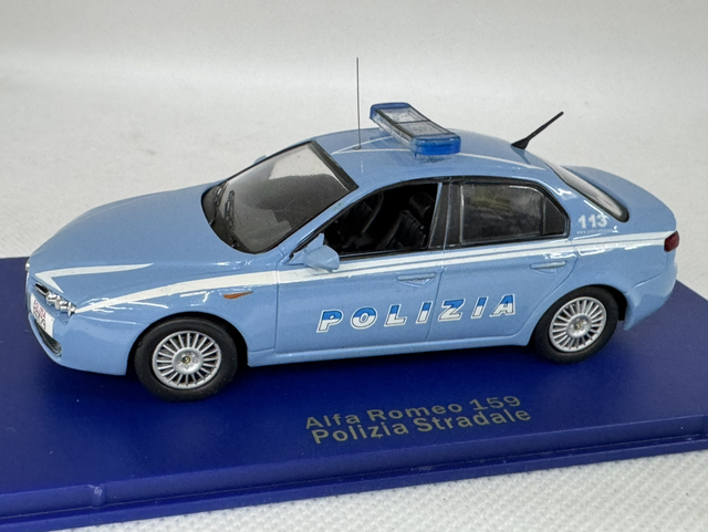 Alfa Romeo 159 Polizia Stradale M4 1:43 Secondhand Modell