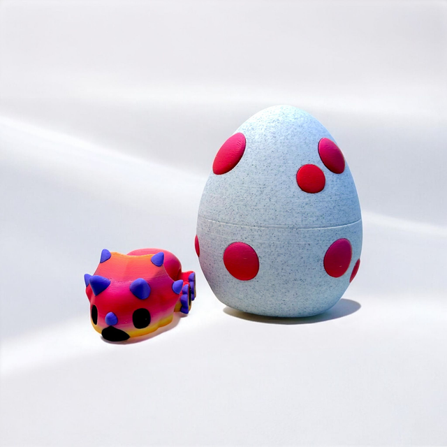 Flexi Triceratops and Egg