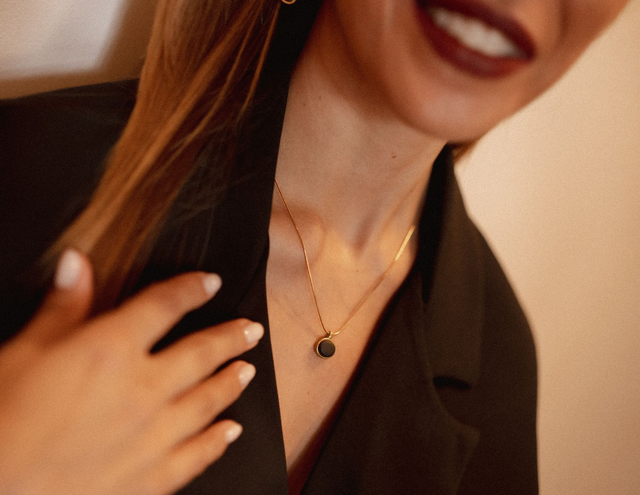 Necklace with Polymer Clay ~ Essenza
