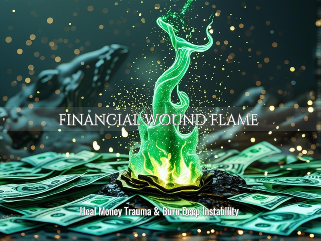 Financial Wound Flame | Heal Money Trauma & Rewire Instability | Same Day Delivery