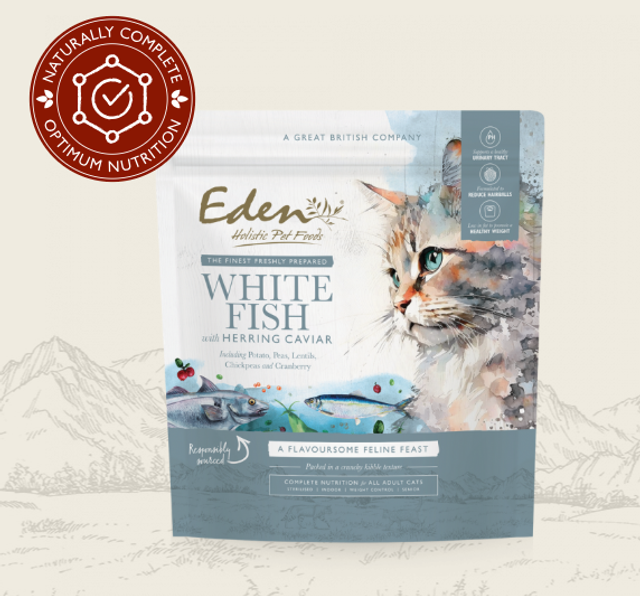 EDEN FELINE FEAST WHITE FISH &amp; HERRING CAVIAR 1.5KG
