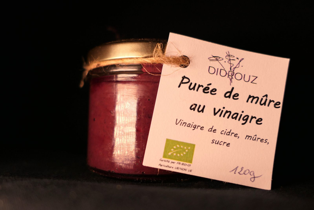 Purée de mûre au vinaigre AB