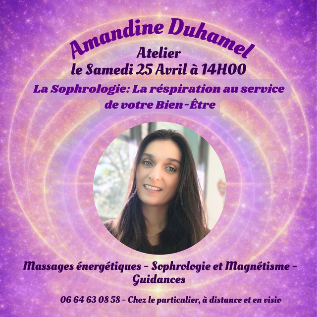 AMANDINE DUHAMEL ♥ La Sophrologie: La réspiration au service  de votre Bien-Être