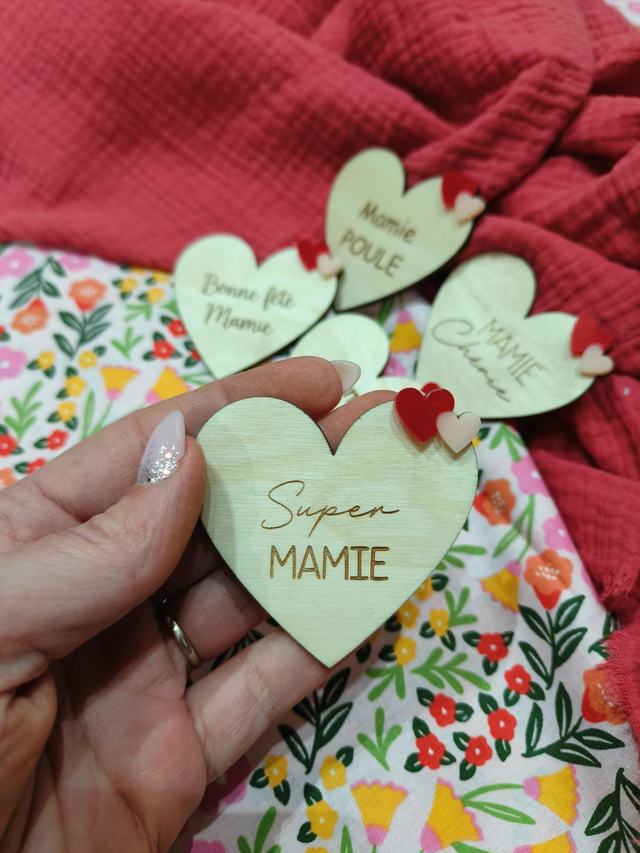 Magnet -COEUR - SUPER MAMIE
