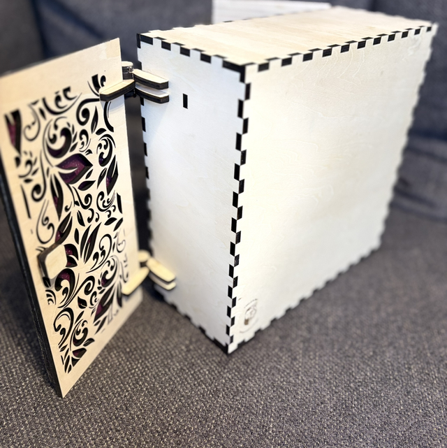 La boîte à bijoux prune