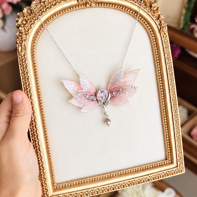 Perle de rosaline - collier 