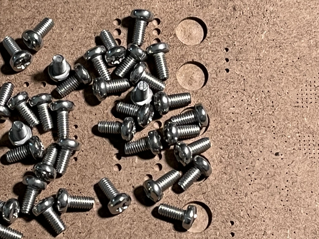 Eurorack Screws M3x6 Phillips 50pcs