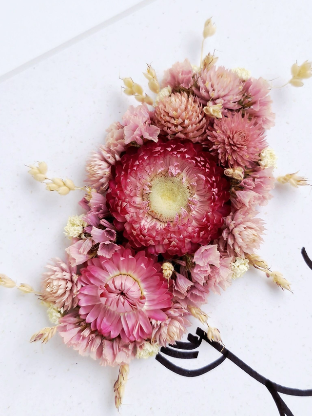 Illustration à fleurir - grand modèle - Modèle "Junon" PERSONNALISABLE