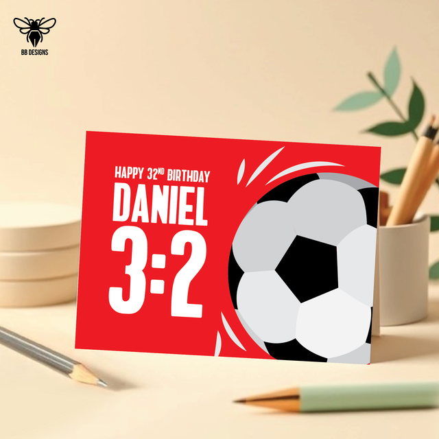 Football - Birthday Card
