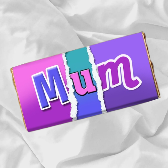 personalised MUM chocolate bar