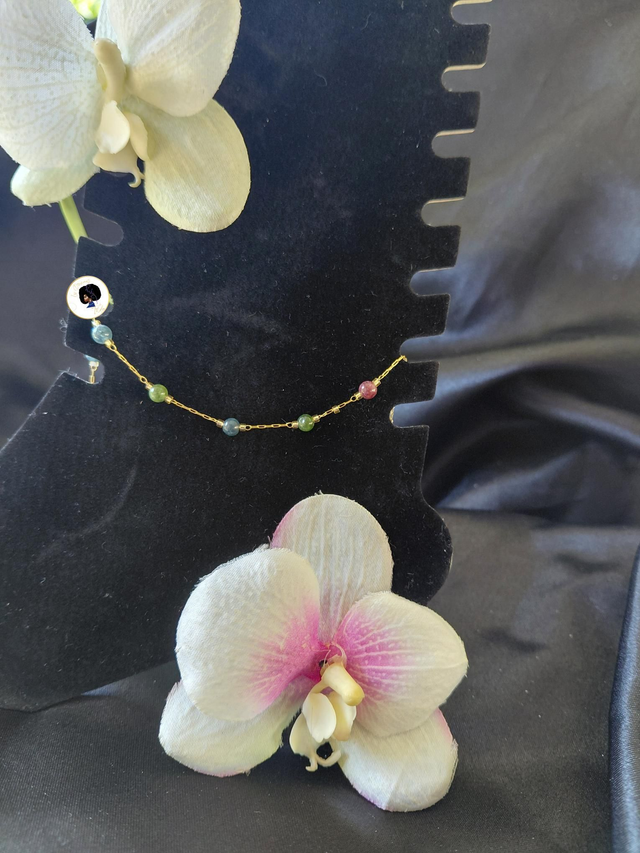 Chaîne maille perle 