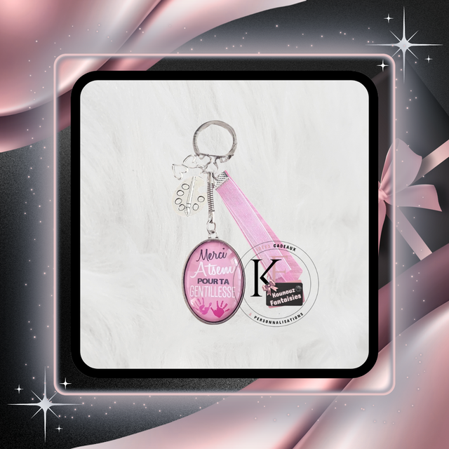 Porte-clés Merci ATSEM 