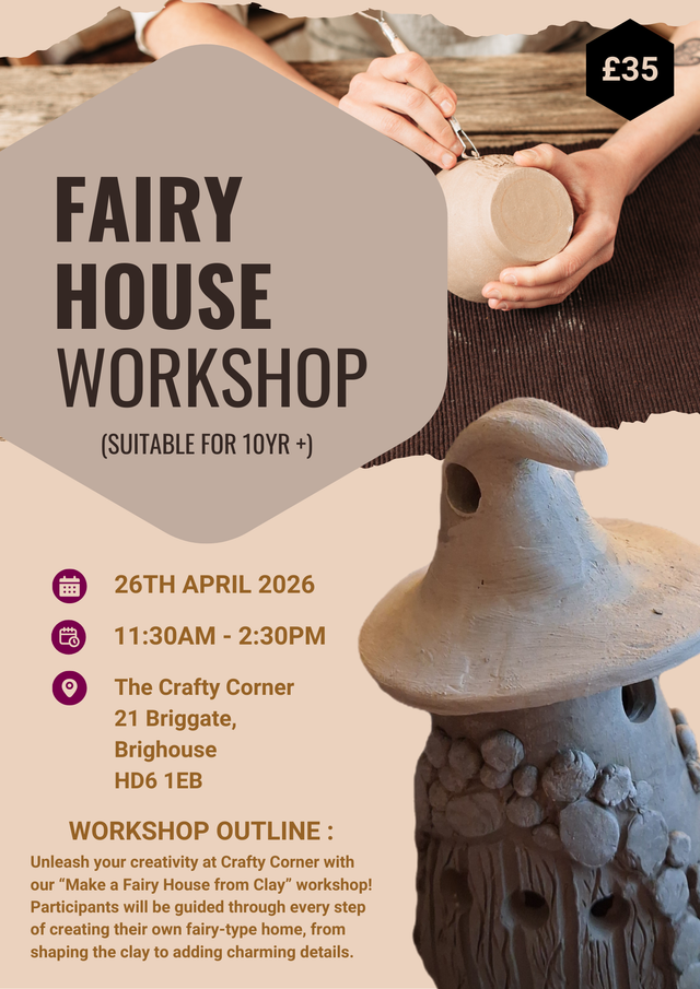26th April 2026 - Fairy House Workshop with Jackie