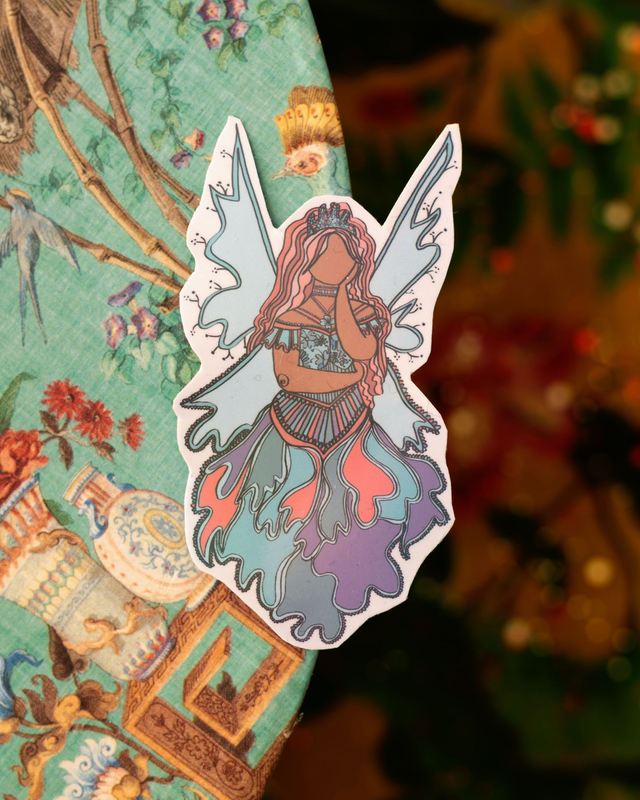 Sticker "Pink Fairy" (non holographique)