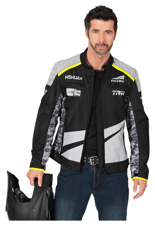 Fastway Teamjacke Uni 191 Grau / Schwarz