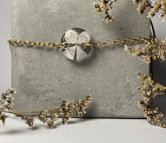 Bracelet maille ovale Hortensia 