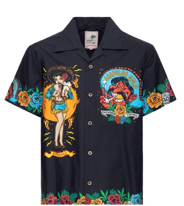 Chemise hawaïenne Acapulco gold