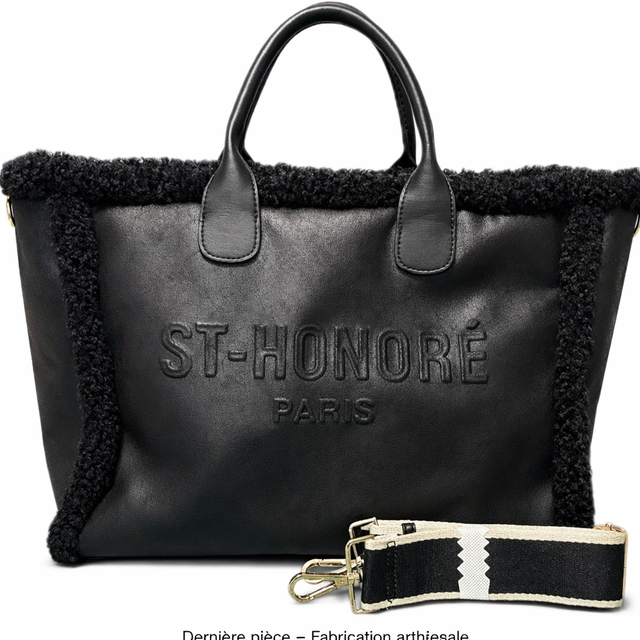 Sac cabas saint-Honoré noir