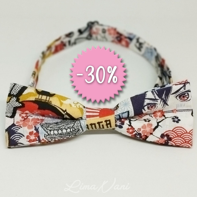 PŪREHUA – Le nœud papillon en tissu ajustable