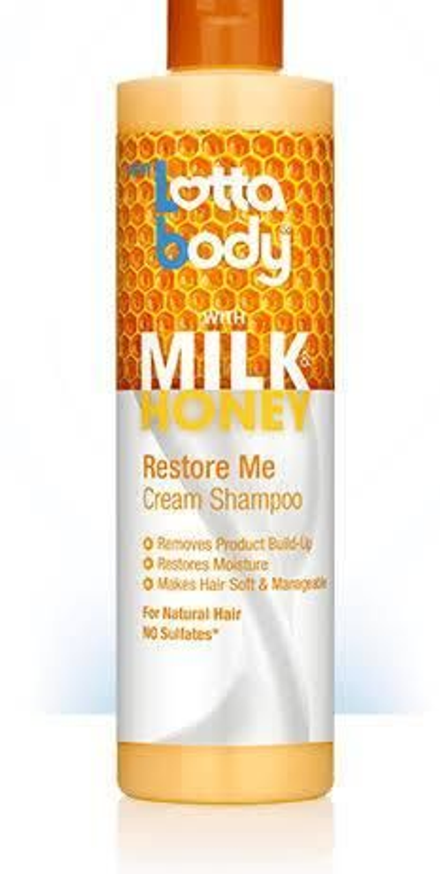 Revlon Lottabody Restore Me Cream Shampoo Milk & Honey 10oz