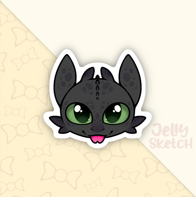 Toothless Head | HTTYD Sticker