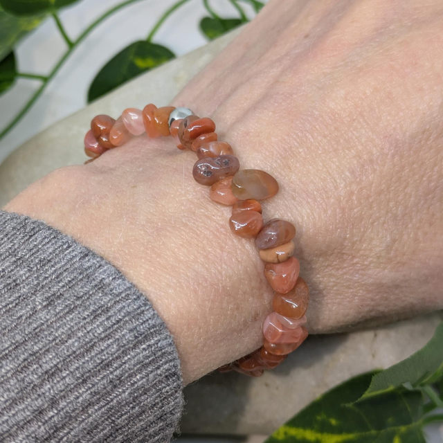 Bracelet "Cornaline" baroque BR-221