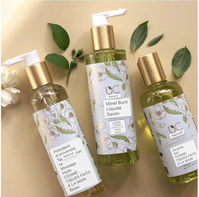 GEL DOUCHE AU JASMIN ET AU THÉ VERT