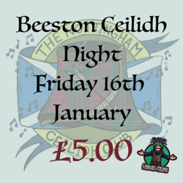 Friday 16th January 2026 Beeston Ceilidh 