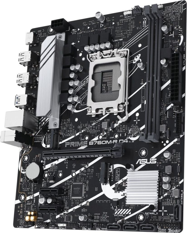 02.2.0076 – Scheda Madre ASUS Prime B760M‑R D4 – Micro‑ATX business/gaming per Intel 12ª/13ª/14ª Gen