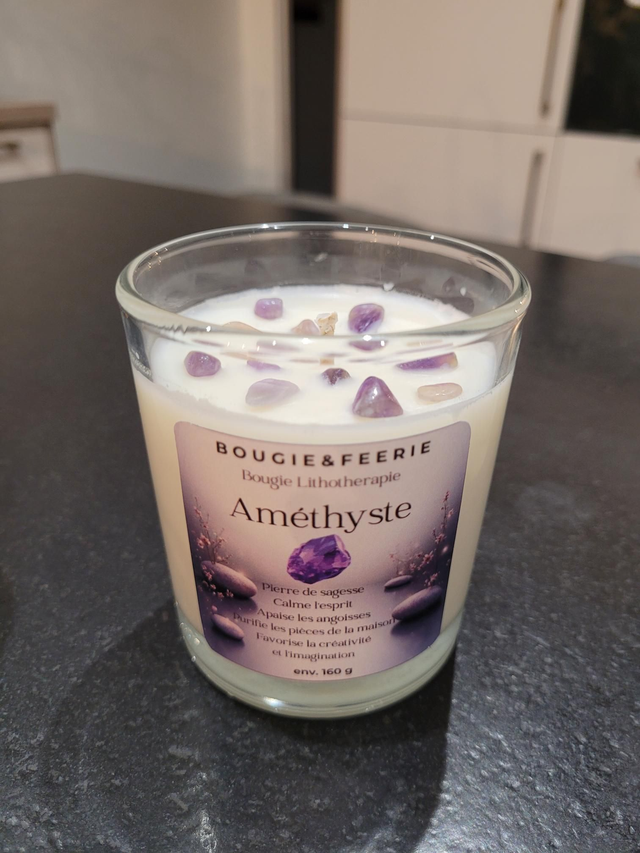 Bougie Améthyste