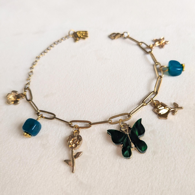 'Butterfly' Charm Bracelet 