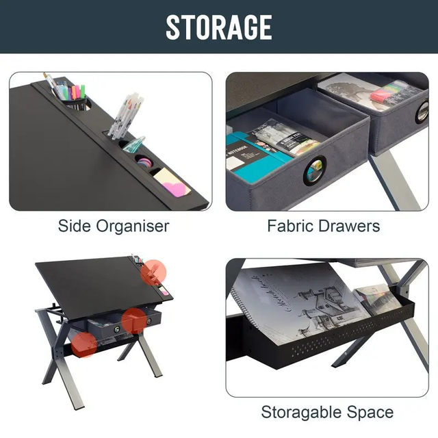 Adjustable Tilting Drafting Table