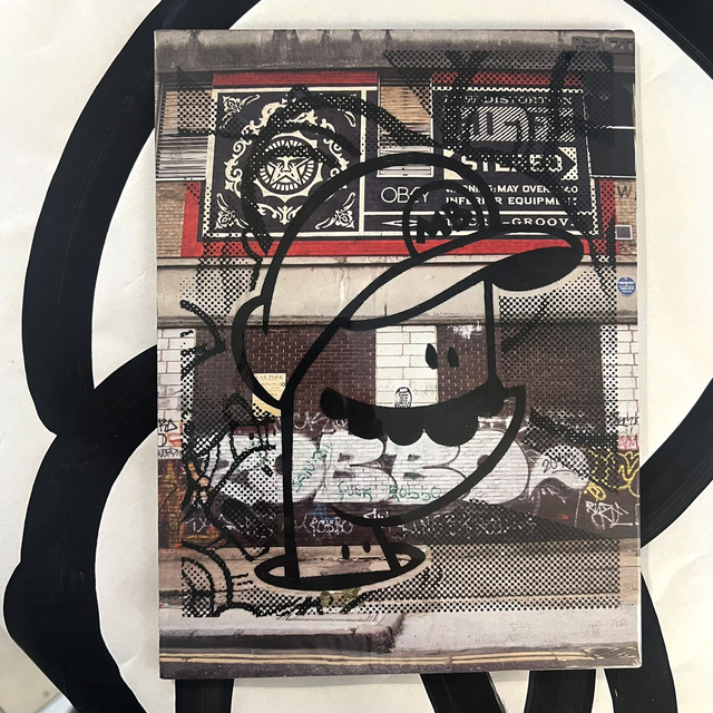 Xylo MARIO Obey X Robbo 18x24 cm sans cadre