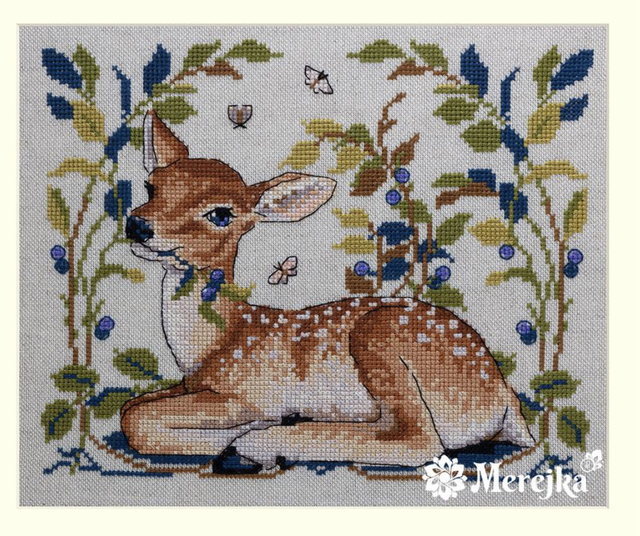 Merejka Little Fawn Counted Cross Stitch Kit
