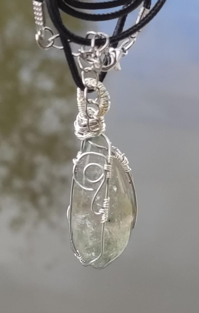 Garden/Ghost Crystal Pendant