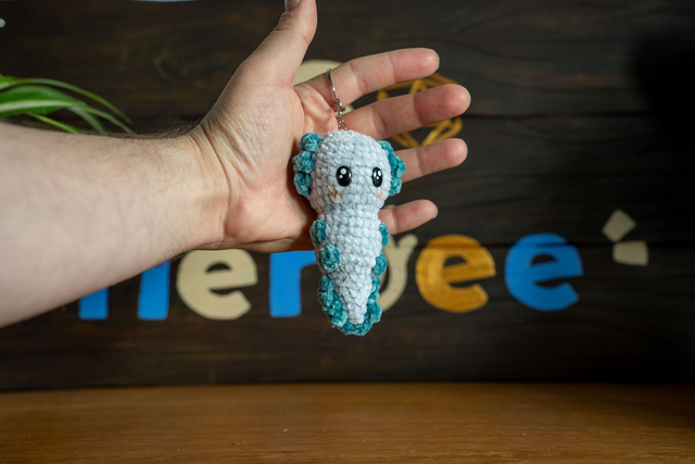 Axolotl Keychain