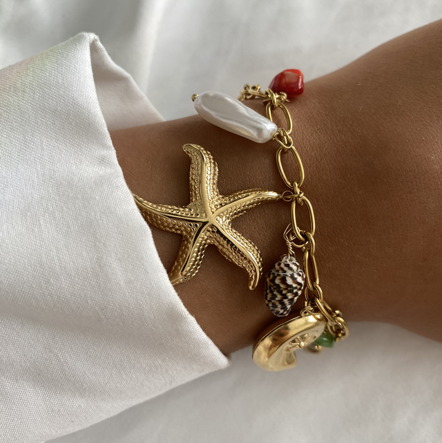 Bracelet charm étoile 