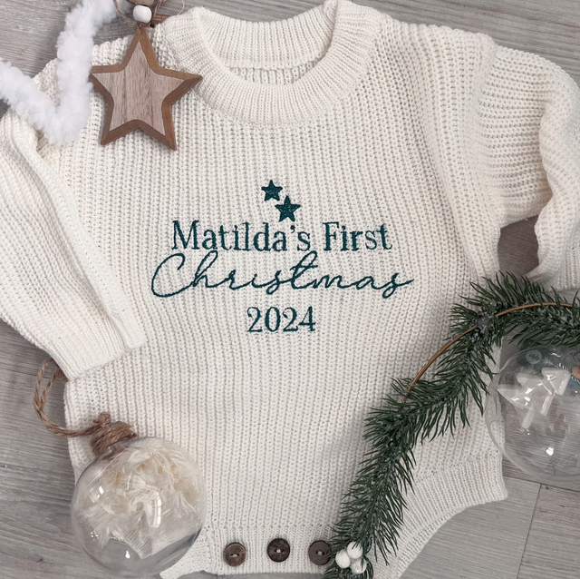My first Christmas - Jumper or Romper 