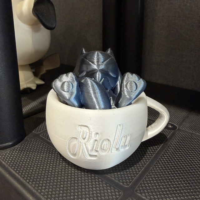 Fanart pla effetto multicolor o glitter