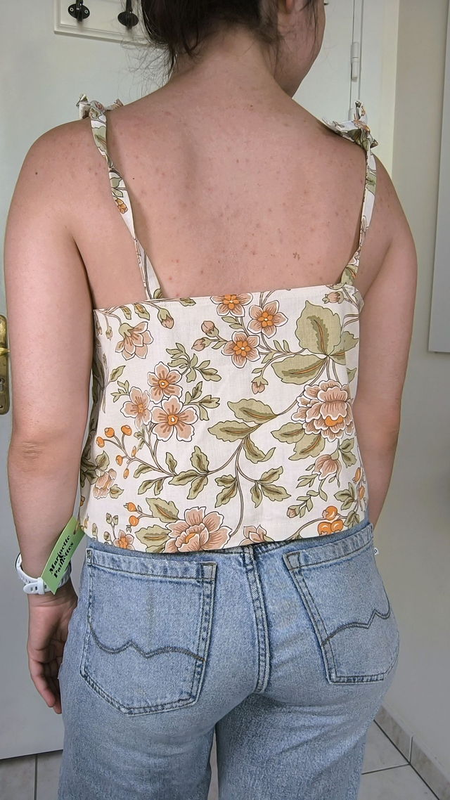 Top orange automne - Taille 1