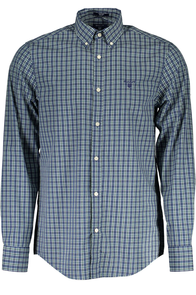 385GANT CAMICIA MANICHE LUNGHE UOMO VERDE