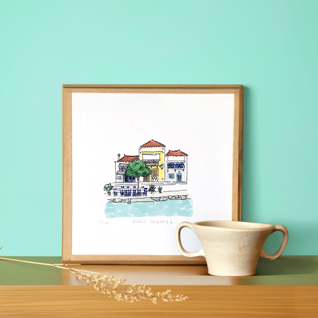 Poros Island, Greece – Greek Art Print