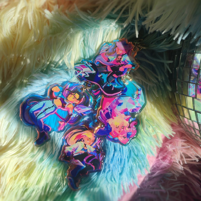 HOLO-KEYCHAIN ✦ K/DA