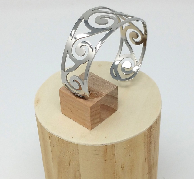 BRACELET ARGENT RHODIE SPIRALES 31080558