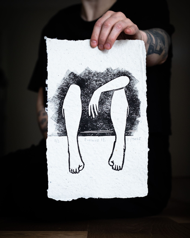 Frames 13 - print A4 (handmade paper)